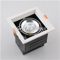 9w 15w 25w 40w adjustable led square grille downlight lamps with SAA TUV led driver 3 years guarantee