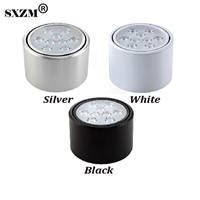 SXZM 9W led indoor  downlight AC85-265V White/warm white/cold white spot led surface mounted indoor lighting