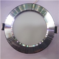 6W 4inch ultra thin 130mm hole size led light silver housing white downlight