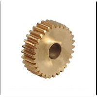 0.8 M  16teeth 3mm   4mm 5mm 6mm 8mm hole  flat copper brass precision small gear