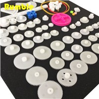 83 Pcs Plastic Gear Motor Gearbox For Model Toys Car Ship DIY Accessories Gift For Children Scientific Experiment High Quality