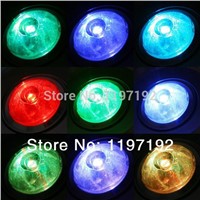 5pcs/lot 3W RGB LED Recessed Ceiling Down Light 16Color Change LED colorful Lamp Downlight Remote Controller for decoration