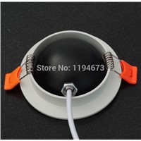 COB adjustable LED Down light Dimmable 5W/10W recessed painel lamp rotation 360 degree rotating luminaria 85V-265V CE&amp;ROHS