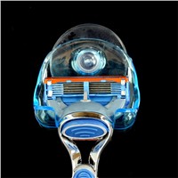 1pc Clear Plastic Super Suction Cup Razor Rack Bathroom Razor Holder Suction Cup Shaver Storage Rack Blue Worldwide New Arrival