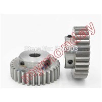 Gear pinion 35T Mod 1 M=1 Width 10mm Right Teeth 45# steel positive gear gear rack transmission  for track rail engrave machine