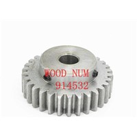 Spur Gear pinion 30T 30Teeth Mod 1.5 M=1.5m Bore 6mm Right Teeth 45# steel positive gear CNC gear rack