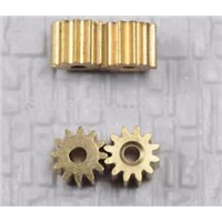 metal copper gear 12-2A 0.5 module bore 2mm  12 teeth OD 6mm thickness 4mm