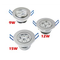 LED Ceiling Downlight 9W 3X3W 12W 4X3W 15W 5X3W LED Recessed Cabinet Wall Spot light Down Lamp Cold White Warm White