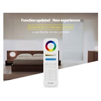 FUT069 IP54 Waterproof Milight 15W 2.4G RGB+CCT LED Downlight  Dimmable AC86-265V Round Reccessed Light B8 FUT092 remote