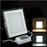 20pcs/Lot 25W Square LED Panel Lights Warm/Cool White Recessed Wall Ceiling Lamp dimmable AC85-265V Wholesale