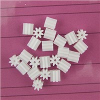 Spindle wheel 81A  0.5M  1mm hole Hollow glass gear toy accessories plastic toy gears (100pcs/lot)
