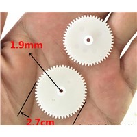 500pcs Plastic 522A Motor Shaft Gear Sets 52 Tooth 2mm Hole Diameter DIY Helicopter Robot Toys