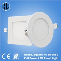 3W 4W 6W 9W 12W 15W 18W 24W  real full watt  LED panel light,ceiling recessed spot lamp,fit for balcony,toilet and kitchen