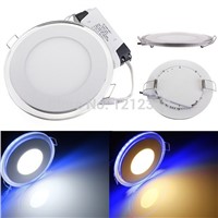 AC85-265V 10W 15W 20W acrylic LED Recessed Ceiling Panel Down Light Cold White/Warm white