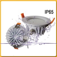 Dimmable LED Panel Downlight 6W 12W 18W Round glass ceiling recessed lights SMD 5730 Warm Cold White led Panel Light AC220V