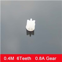 60.8A Micro Gear 0.4 Mould Pinion Gears 0.75mm Shaft Hole Toys DIY Model Accessories (100pcs/lot)