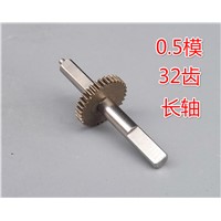 1pcs All-metal gears  0.5module /32 tooth gear  5mm Shaft diameter