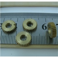 0.3M 30Teeths Diameter:9.9mm Inner Hole:4mm small copper gear-thickness:2.5mm