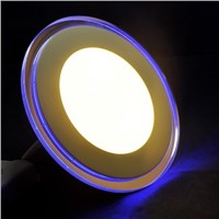 AC110/220V 3D Acrylic LED Panel Light 10W Round Ultra thin LED downlight