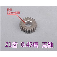 1pcs All-metal gears  0.45module /21 tooth gear  Hole size 3.9mm (No close fit) gear motor dc 12v 6v 3v