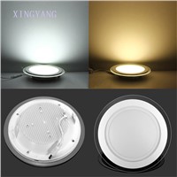 LED Panel Downlight Round Glass Panel Lights Ceiling Recessed Lamps For Home Hotel Lighting AC110V AC220V
