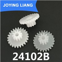 Plastic 24102B Gears 0.5 Modulus Double Layer Gear 24T/ 10T Loose 2mm Shaft Hole Gear Wheels (5000pcs/lot)