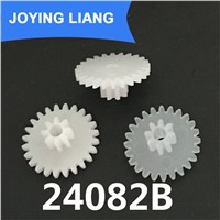 24082B Module 0.5 Plastic Gear Double Layer 24 Tooth / 8 Tooth 2mm Loose Shaft Hole DIY Gear Wheels 5000pcs/ Lot