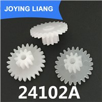 24102A Plastic Gears 0.5 Modulus Gear Double Layer 24 Tooth / 10 Tooth Tight 2mm Shaft Hole Toy Gear Wheels 5000pcs/ Lot