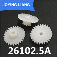 26102.5A Gears Module 0.5 Plastic Gear Two Layers 26 Teeth / 10 Teeth 2.5mm Tight Shaft Hole Gear Wheel (2500pcs/lot)