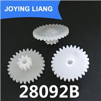 28092B Gear Module 0.5M Plastic Gear Double Layer 28T/ 9T Loose 2mm Shaft Hole Gear Wheels ( Factory Wholesale 2500pcs/lot)