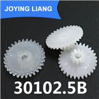 30102.5B Modulus 0.5 Plastic Gear Double Cone 30 Tooth/ 10 Tooth Loose 2.5mm Shaft Hole Gear Wheel (2500pcs/lot)