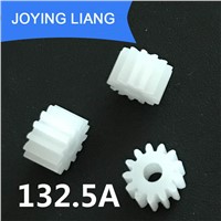 132.5A Modulus 0.5 13 Teeth 2.5mm Shaft Tight Pom Plastic Gear Toy Model Gear (5000pcs/lot)