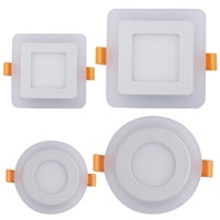 6W 9W 16W 24W Square/Round Led Panel Light Surface Mounted leds Downlight color ceiling down 85-265V lampada led lamp Blue+White