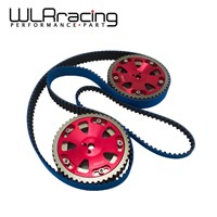 WLRING STORE- HNBR Racing Timing Belt + Balance + Aluminum Cam Gear FOR EV01-9 4G63 WLR-TB1007B+6538R