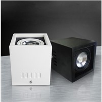 10PCS/LOT Square COB LED Downlights 7W 10W 15W 20W 30W Surface Mounted LED Ceiling Lamps Spot Light LED Downlights AC85V-265V