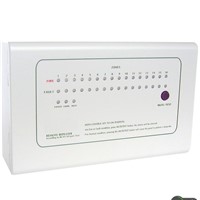 Repeater Panel 16 zone   Repeat display panel  work with  Conventional Fire Alarm  Panel by RS485
