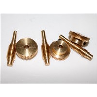 0.5M-40T  1:40  Diy Model Motor worm rod and worm gear -Outer Diameter:26.5mm Hole:5mm