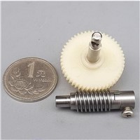 5 PCS Worm Reduction Gear set Train Metal and Plastic Gearset for DIY Production VE845 T20