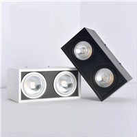 LED surface downlight AC85-265V 3w/5w/7w/10w/12w/15w/20w/30w for hotels offices shopping malls COB spot lights