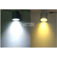 Super Bright 7W led 5W COB Down light lamp open mounted Downlights 100mm bulb 220v indoor lighting 85~265V CE RoHS White cover