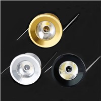 50pcs 1W Under Cabinet Spot Light Mini LED Downlights Ceiling Recessed Lamp for kitchen Jewelry cabinet wine Display downlight