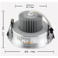 5x2W/7X2W high power led spotlight ceiling light AC85-265V warm white/pure white/cool white led downlight ceilling light