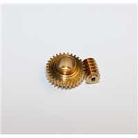Diameter:9.6mm   Minimum 0.3M-30T  Copper Worm Gear+Worm Rod  Miniature Combination Electric Motors Remote Control Model