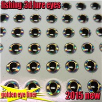 2015new the most beautiful fish eyes  3d lure fly eyes size:4mm,5mm 6mm quantity:500pcs/lot