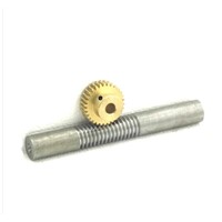 1M-60T Copper worm gear + worm rod reducer transmission parts -1(gear hole:10mm)