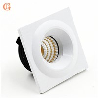 3W Square COB Mini Led Spot light Mini Dimmable Led Recessed Downlight Cabinet LED Lamps  With Led Driver