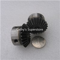 Bevel Gear a pair 20T 1.5 Mod M Modulus ratio 1:1 Bore 8mm 45# Steel Right Angle Transmission parts tank model RC car model DIY
