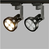 20W Clothing stores shop led track lights showroom living room foyer bedroom bar hotel restaurant cafe light LED rails lamps