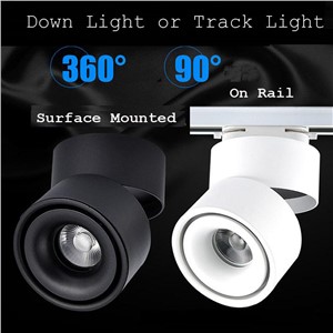 10pcs/lot 15W 20W COB LED Track Lighting Dimmable Warm Cool White Rail Spot Lights Dimmable AC110V/220V