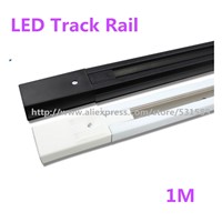 10PCS/LOT 1m LED track light rail track lighting fixture rail for track lighting Universal rails,track lamp rail,free shipping